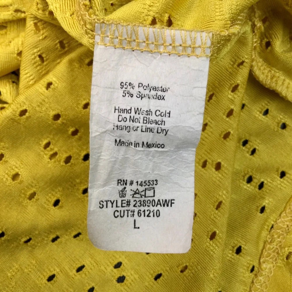 Women's‎ W5 Blouse, Size L, Yellow - Picture 7 of 8